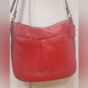Coach bag cherry red bag shoulder strap bag y2k vintage trendy bag